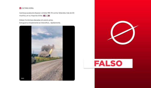 La secuencia muestra un capítulo de la guerra entre Rusia y Ucrania. Foto: captura de X La secuencia muestra un capítulo de la guerra entre Rusia y Ucrania