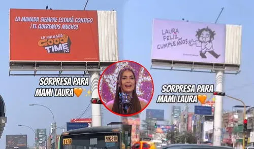 Laura Spoya recibió sorpresa de cumpleaños por parte de sus fans.