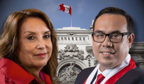 Semanas antes de la elección, Jerí presentó el informe final de la denuncia constitucional en contra de la mandataria por muertes en protestas. Foto: composición LR José Jerí Mesa Directiva Dina Boluarte