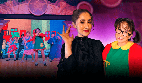 Montes de Oca expresó su emoción por interpretar a La Chilindrina y defendió la bioserie 'Chespirito: Sin querer queriendo'. Foto: difusión Paola Montes de Oca sorprendió con su visita a Lima