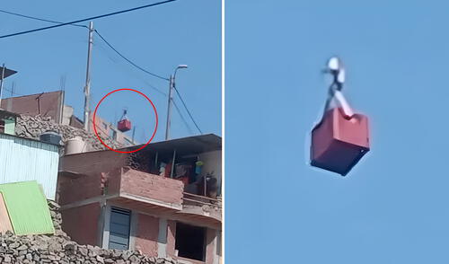 "El Perú ya es potencia mundial", bromearon usuarios sobre clip viral en TikTok. Crean ‘cheleférico’ para transportar cerveza en cerro