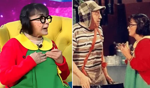 María Antonieta de las Nieves revela detalles de su distanciamiento con 'Chespirito'. Foto: Composición LR/captura América TV/Difusión 'La Chilindrina' y 'Chespirito' distanciamiento