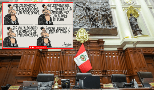Heduardicidio de hoy sobre los antecedentes de la Mesa Directiva del Congreso. Foto: Composición/LR Mesa Directiva del Congreso