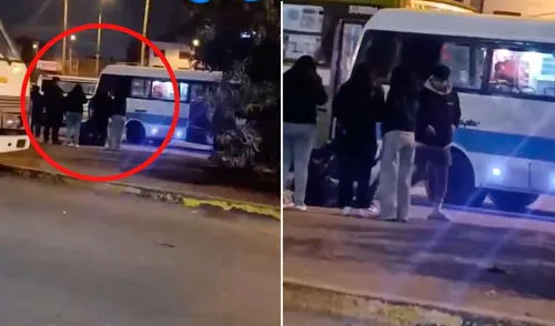 Las cústers fueron interceptadas por dos sujetos que se desplazaban en una moto lineal en San Martín de Porres. Doble ataque a cústers de la empresa de transportes José Gálvez en San Martín de Porres: conductores resultaron heridos