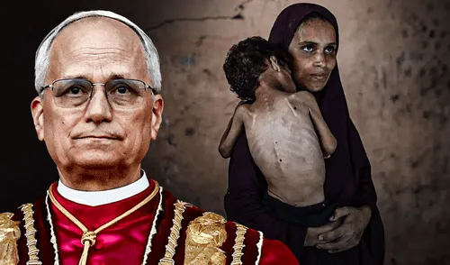Papa pide ayuda humanitaria urgente para Gaza ante alarmante hambruna infantil. El Papa insta a un alto el fuego inmediato.