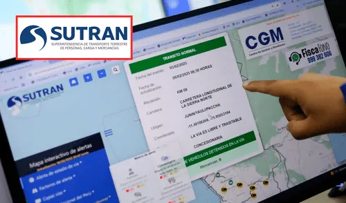 Mapa Interactivo de Alertas de la Sutran permite visualizar si hay accidentes de tránsito sugiriendo rutas alternas para evitarlos. Mapa Interactivo de Alertas de la Sutran permite visualizar si hay accidentes de tránsito.