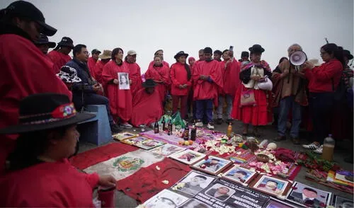 Familiares de víctimas de la represión estatal se reunieron en el Cerro San Cristobal