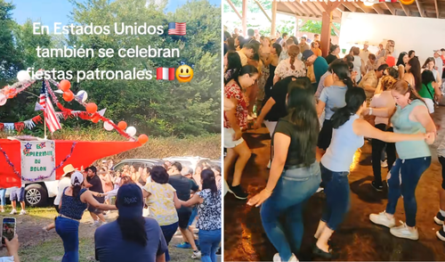 Peruanos en Connecticut, Estados Unidos, celebran fiesta y causan furor en TikTok. Peruanos en Connecticut, Estados Unidos, celebran fiesta y causan furor en TikTok.