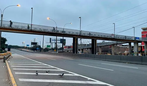 Poca presencia de buses durante este lunes 28 de julio. Foto: LR