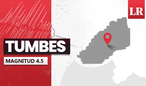 Sismo de magnitud 4,5 sacude Tumbes.
