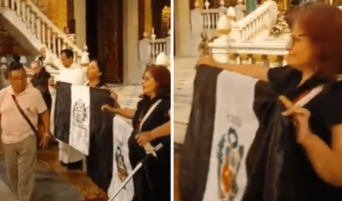 Fiestas Patrias en Madrid: peruanos protestas contra régimen de Boluarte. Foto: X Fiestas Patrias en Madrid: peruanos protestas contra régimen de Boluarte. Foto: X