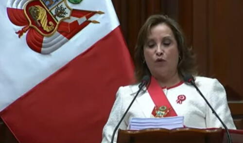 Dina Boluarte minimizó la muerte de los protestantes ocurrida durante su gobierno