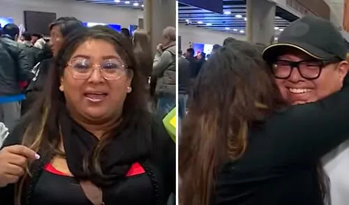 Una familia se reencuentra con su hijo luego de 7 años estudiando en España. Foto: Composición LR/Latina