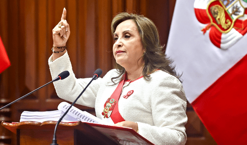 Dina Boluarte brinda mensaje en medio de cuestionamientos. Foto: Presidencia Dina Boluarte brinda mensaje en medio de cuestionamientos.