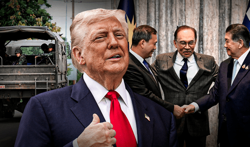 Tailandia y Camboya lograron negociar un alto al fuego y Donald Trump no dudó en atribuirse el éxito. Tailandia y Camboya lograron negociar un alto al fuego y Donald Trump no dudó en atribuirse el éxito.