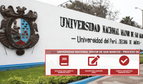 Para inscribirte al examen de admisión UNMSM 2026-I, primero debes pagar S/70 por el reglamento de admisión en el Banco de la Nación.