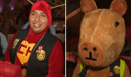 Con su singular vestimenta y caracterización, estos integrantes del grupo terna de la PNP formaron parte de la Parada Militar 2025. Con su singular vestimenta y caracterización, estos integrantes del grupo terna de la PNP formaron parte de la Parada Militar 2025.