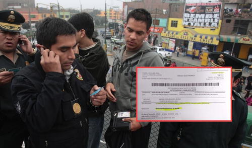 El suboficial de la PNP responde la forma de notificaciones cuando existe una denuncia.