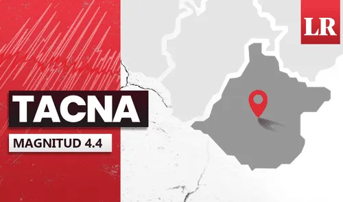 Sismo de magnitud 4,4 sacude Tacna.