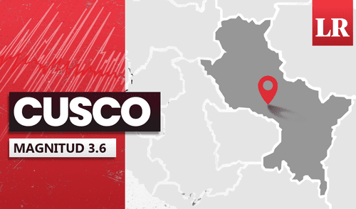 Sismo de magnitud 3.6 sacude Cusco.