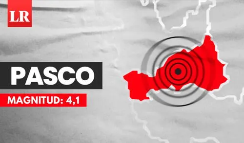 Sismo en Pasco
