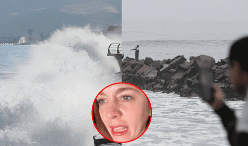 Yiddá Eslava en medio de la alerta de tsunami