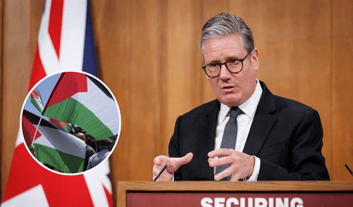 Keir Starmer expresó que Reino Unido considera reconocer el Estado palestino.