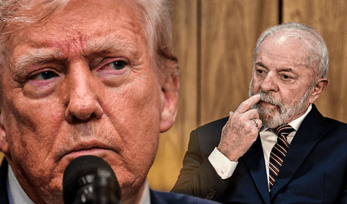 Trump firmó una orden ejecutiva que implementa un arancel adicional del 40% sobre Brasil. Foto: Composición LR/AFP Trump firma decreto para imponer aranceles del 50% a Brasil por "amenaza a la seguridad nacional"