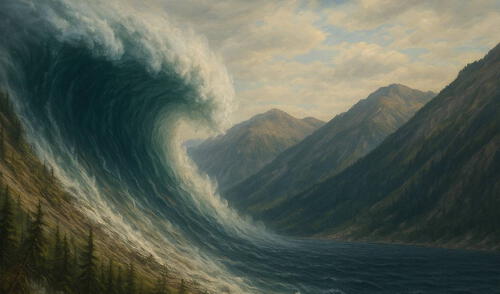 El fuerte tsunami afectó grandes hectáreas en Alaska y cobró la vida de cinco personas.