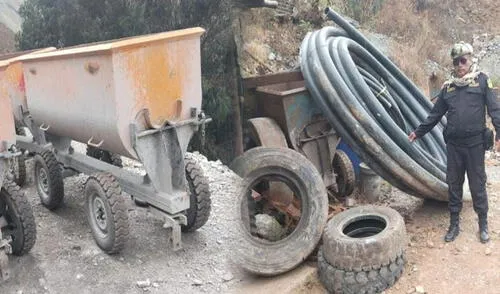 En operativo participó la PNP y el Ejército. Foto: difusión. En operativo participó la PNP y el Ejército. Foto: difusión.