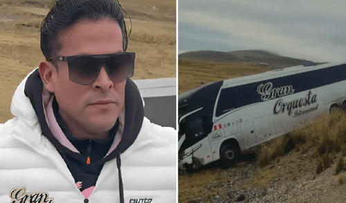 Christian Domínguez se pronuncia tras fuerte accidente.