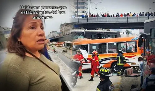 Esta mujer contó que ella y otros 4 pasajeros salieron ilesos del violento choque