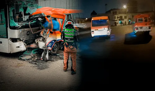 La carrera de los 'anconeros' por pasajeros ocurrió cerca de la Plaza Bolognesi, ante la mirada de policías.