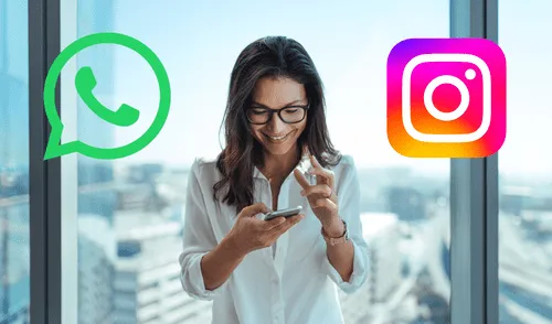 Es posible enlazar WhatsApp a tu cuenta de Instagram. Foto: Composición LR