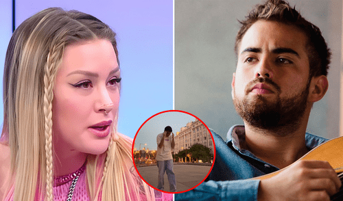 Leslie Shaw se burla del vestuario de César BK y él responde con contundente video. Foto: Composición LR/captura YouTube/Instagram/captura TikTok Leslie Shaw se burla del vestuario de César BK