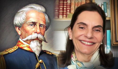 Ella es Ana Raguz Bolognesi, descendiente directa de Francisco Bolognesi