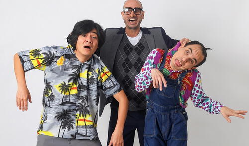 En escena Santiago Magill, Luis Cardenas-Natteri y Marco Flozu.