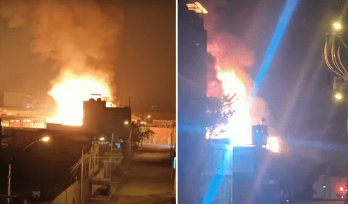 Siniestro se reportó alrededor de la 1:00 a. m. y alertó a vecinos. Foto: Composición LR/Latina Noticias Siniestro se reportó alrededor de la 1:00 a. m. y alertó a vecinos.