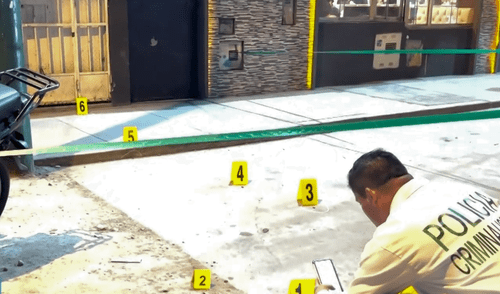 joven se salva de morir tras caerle un disparo en el celular durante una balacera en SJL.