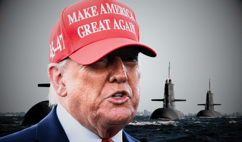Trump ordena despliegue de dos submarinos nucleares cerca de Rusia Trump ordena despliegue de dos submarinos nucleares cerca de Rusia
