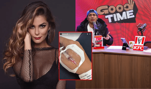 Laura Spoya se ausentó del programa 'Good Time'. laura spoya