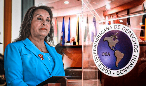 Dina Boluarte acudió a la Corte IDH en 2022. Foto: composición LR Dina boluarte corte idh