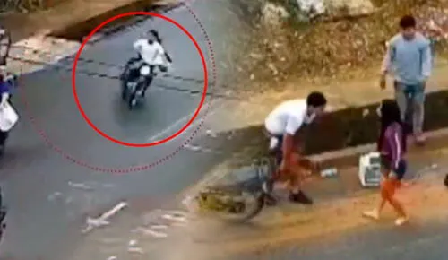 Pareja sufre accidente de tránsito en Tarapoto por manejar sin casco Pareja sufre accidente de tránsito en Tarapoto por manejar sin casco