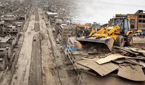 La renovación de esta avenida incluye la construcción de pistas, veredas y áreas verdes.