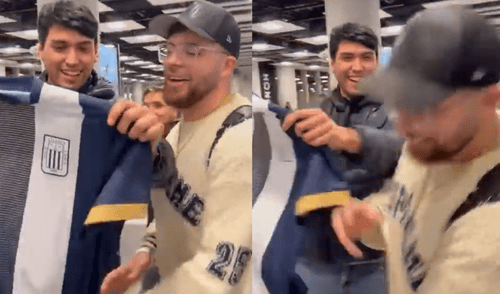 Streamer argentino La Cobra llega al Perú y rechazó foto a seguidor con camiseta de Alianza Lima