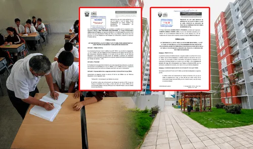 Buscan que puedan tener primera vivienda. Composición: Ariana Espinoza.