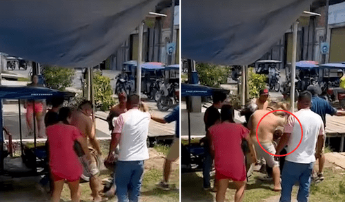 Presunto 'gota a gota' fue expulsado junto a su acompañante con la intervención de otros vecinos.