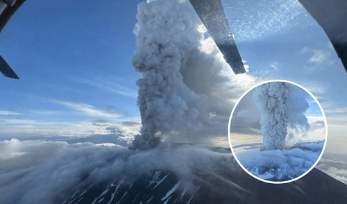 El volcán Krasheninnikov entró en erupción a consecuencia del terremoto en Rusia. El volcán Krasheninnikov entró en erupción a consecuencia del terremoto en Rusia.