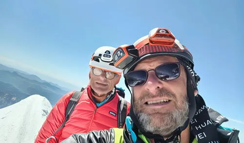 Pratesi y Belloni fueron rescatados a 4.430 metros de altitud, tras pasar la noche en la nieve y soportar –15 °C en el Monte Rosa. Pratesi y Belloni fueron rescatados a 4.430 metros de altitud, tras pasar la noche en la nieve y soportar –15 °C en el Monte Rosa.