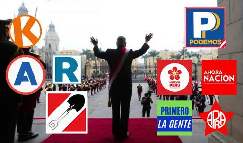 Al término del plazo del JNE, se formaron 4 alianzas electorales. Foto: composición LR Al término del plazo del JNE, se formaron 4 alianzas electorales